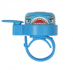 Crazy Safety Blue Shark polkupyöräkello lapsille - sininen - One size Crazy Safety Blue Shark polkupyöräkello lapsille - sininen - One size
