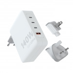 Xtorm 140W GaN Ultra matkalaturi + USB-C PD-kaapeli Xtorm 140W GaN Ultra matkalaturi + USB-C PD-kaapeli