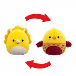 Squishmallows pehmolelu P21 Flip A Mallows - Lancaster Triceratops/ Beck Pheasant (fasaani)