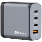 Verbatim GNC-140 GaN-laturi 4 porttia 140W USB-A/USB-C Verbatim GNC-140 GaN-laturi 4 porttia 140W USB-A/USB-C