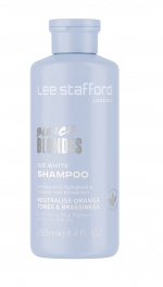 Lee Stafford Bleach Blondes Ice White sävyttävä shampoo 250 ml Lee Stafford Bleach Blondes Ice White sävyttävä shampoo 250 ml