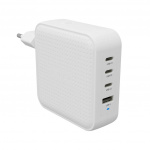 Targus Hyper - HyperJuice 100W USB-C GaN matkalaturi (3C+1A) - Valkoinen