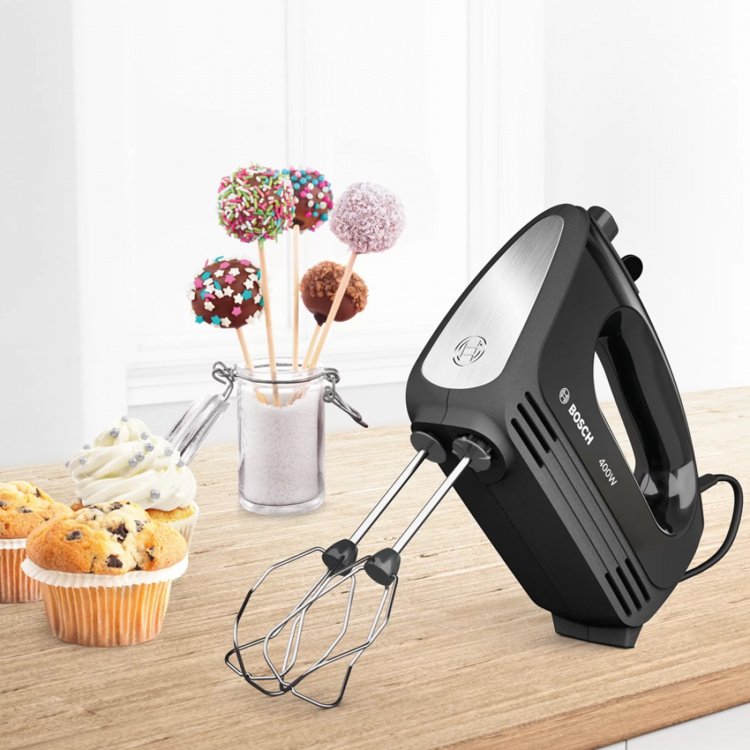 Bosch Elvisp MFQ2420B svart 400W CleverMixx Låg vikt Bosch Elvisp MFQ2420B svart 400W CleverMixx Låg vikt