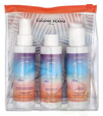 Eugene Perma Essentiel Sun Travel Set 300 ml 3x100ml - Protective Spray/After-Sun Shampoo/After-Sun Gel