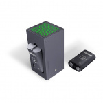 NACON Xboxin kaksoislatauslaite Virallinen lisenssi/musta