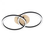 Eglo Lomaltas-Z kattovalaisin musta ja tammi 35x58 - TW - Zigbee, Bluetooth