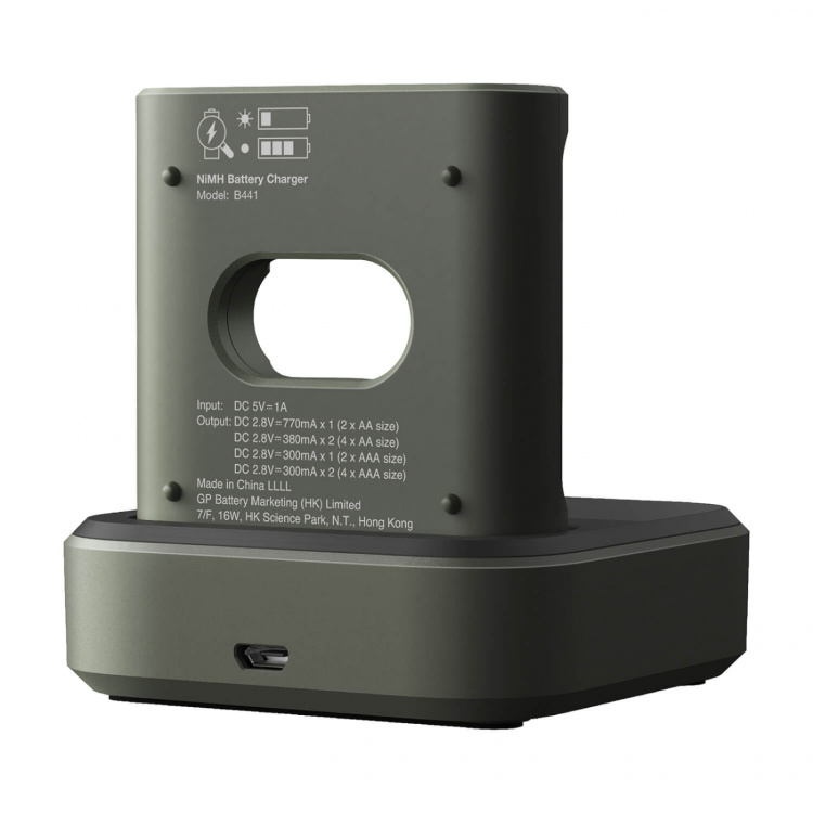 GP Akkulaturi Everyday Charger B441 + D451 4xAA 2100mAh GP Akkulaturi Everyday Charger B441 + D451 4xAA 2100mAh