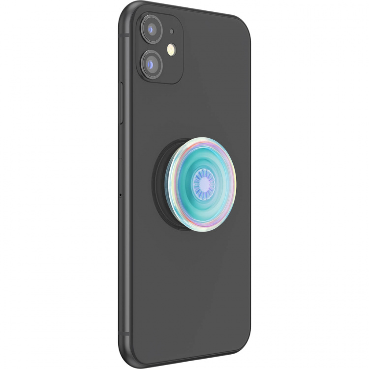 PopSockets Matkapuhelimenpidike PopGrip Original Clear Iridescent PopSockets Matkapuhelimenpidike PopGrip Original Clear Iridescent