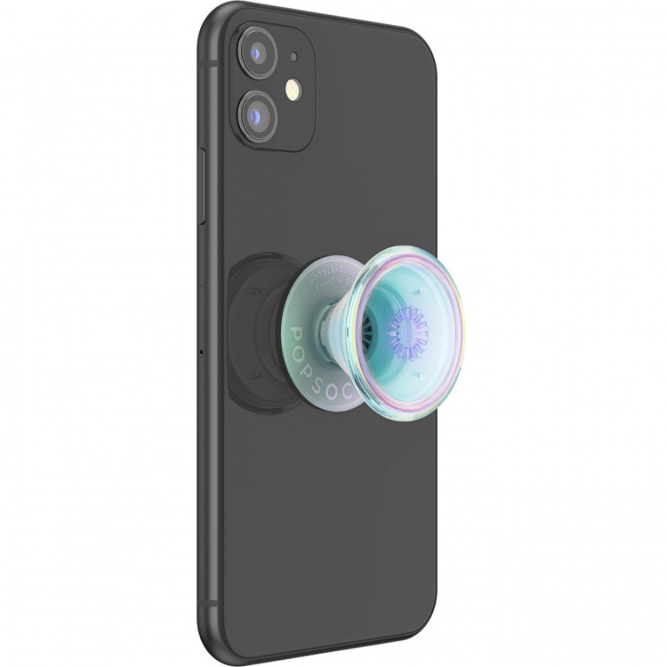 PopSockets Matkapuhelimenpidike PopGrip Original Clear Iridescent PopSockets Matkapuhelimenpidike PopGrip Original Clear Iridescent