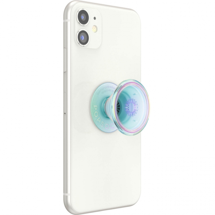 PopSockets Matkapuhelimenpidike PopGrip Original Clear Iridescent PopSockets Matkapuhelimenpidike PopGrip Original Clear Iridescent