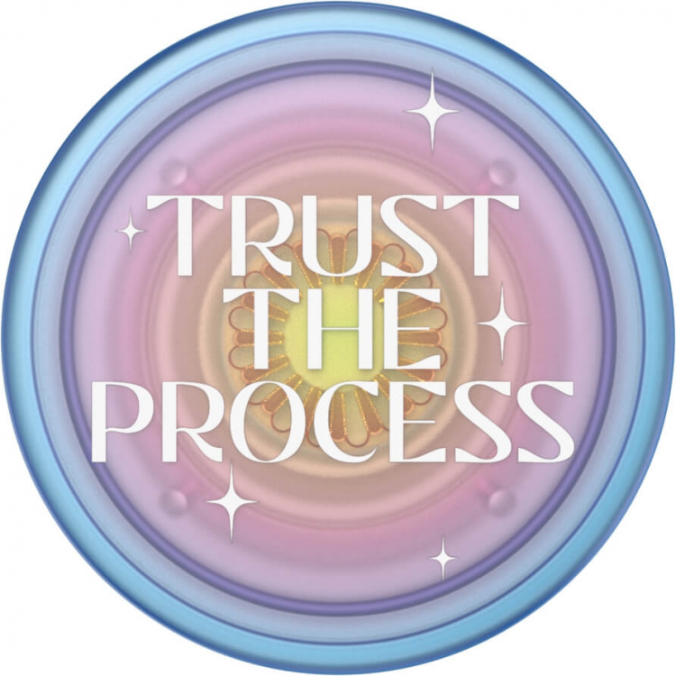 PopSockets Puhelimen Ote Trust The Process Alkuperäinen PopGrip PopSockets Puhelimen Ote Trust The Process Alkuperäinen PopGrip