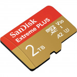 SanDisk MicroSDXC Extreme Plus 2TB UHS-I Sovittimen Kanssa
