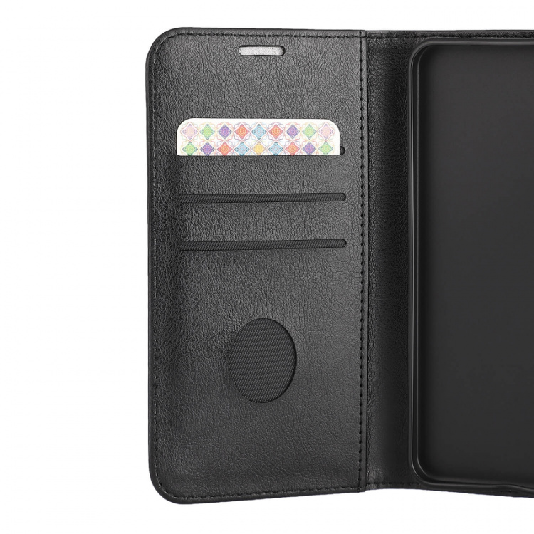 Radicover PUhelinkotelo Samsung A26 5G Flipcover Anti Radi RFID 3 Korttia Musta PU Radicover PUhelinkotelo Samsung A26 5G Flipcover Anti Radi RFID 3 Korttia Musta PU