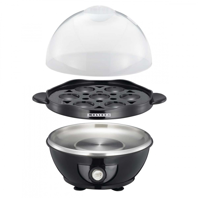 MELISSA Munankeitin 7 Munalle Läpinäkyvä 360W Musta