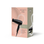 MELISSA Hiustenkuivaaja taittuvalla kahvalla 1600W Musta