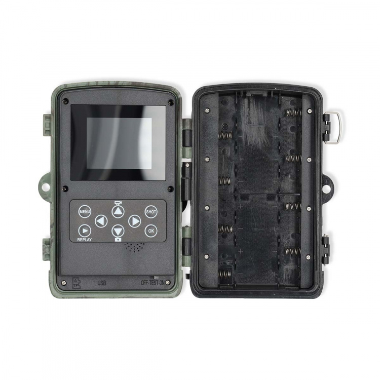 Nedis Riistakamera | 4K@10fps | 50 MPixel | 5 MPixel CMOS | IP65 | Musta heijastamaton infrapuna | Yökuvaus | Katselukulma: 60 ° | Liiketunnistin | Tunnistuskulma: 130 ° | Tunnistusalue: 20 m | Näytön koko: 2.4  Nedis Riistakamera | 4K@10fps | 50 MPixel | 5 MPixel CMOS | IP65 | Musta heijastamaton infrapuna | Yökuvaus | Katselukulma: 60 ° | Liiketunnistin | Tunnistuskulma: 130 ° | Tunnistusalue: 20 m | Näytön koko: 2.4