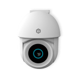 Nedis SmartLife Ulkokamera | Wi-Fi | Spotlight | 3MP Full HD 1296p | Kääntö/kallistus | IP65 | MicroSD (ei sisälly) / Onvif / Pilvipalvelutallennus (valinnainen) | 5 V DC | Liiketunnistimella | Yökuvaus | Valkoinen