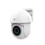 Nedis SmartLife Ulkokamera | Wi-Fi | Spotlight | 3MP Full HD 1296p | Kääntö/kallistus | IP65 | MicroSD (ei sisälly) / Onvif / Pilvipalvelutallennus (valinnainen) | 5 V DC | Liiketunnistimella | Yökuvaus | Valkoinen