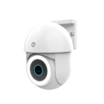 Nedis SmartLife Ulkokamera | Wi-Fi | Spotlight | 3MP Full HD 1296p | Kääntö/kallistus | IP65 | MicroSD (ei sisälly) / Onvif / Pilvipalvelutallennus (valinnainen) | 5 V DC | Liiketunnistimella | Yökuvaus | Valkoinen