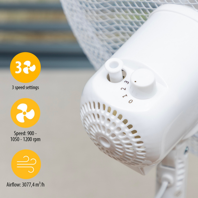 Tristar Golvfläkt 23cm Justerbar Höjd 85-115 cm Tristar Golvfläkt 23cm Justerbar Höjd 85-115 cm