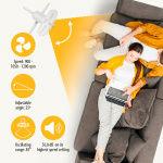 Tristar Golvfläkt 23cm Justerbar Höjd 85-115 cm Tristar Golvfläkt 23cm Justerbar Höjd 85-115 cm