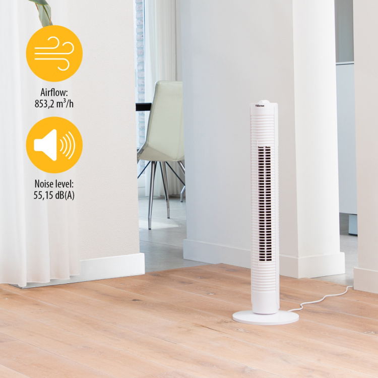Tristar Pelarfläkt med timer, Fyndvara Tristar Pelarfläkt med timer, Fyndvara