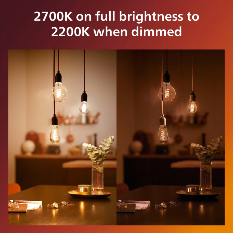 Philips LED SceneSwitch E27 A60 7-3,8-1W (50W) Deco spiral Philips LED SceneSwitch E27 A60 7-3,8-1W (50W) Deco spiral