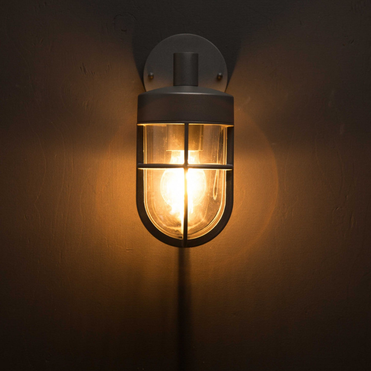 Llitt Jimmy Väggarmatur E27-sockel IP44 Antracit Llitt Jimmy Väggarmatur E27-sockel IP44 Antracit