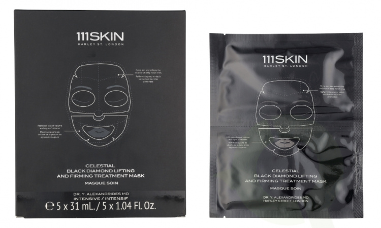 111Skin Celestial Black Diamond L.&F. Treatment Mask Set 155 ml 5x31ml