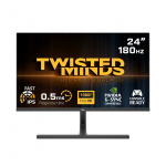 Twisted Minds 24 ,Flat ,FHD ,180Hz, 0.5MS, FAST IPS, HDR ,HDMI2.1 pelimonitori