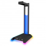 Speedlink EXCELLO NX RGB-kuuloketeline, USB 2.0 -keskitin, musta
