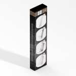 Scandinavian Collection Taitettava seinään kiinnitettävä kuivausteline - 80 x 40 x 9,5 cm