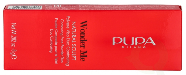 Pupa Milano Pupa Wonder Me Natural Sculpt Palette 8 g #02 Medium Dark
