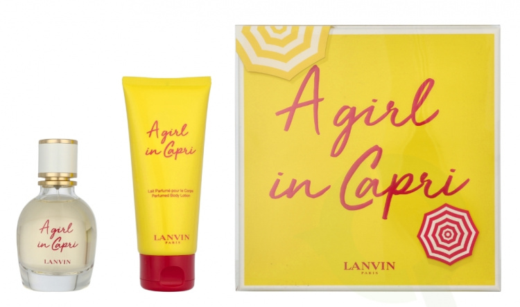 Lanvin A Girl In Capri Giftset 150 ml Edt Spray 50ml/Body Lotion 100ml