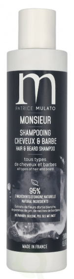 Patrice Mulato P. Mulato Monsieur Hair & Beard Shampoo 200 ml