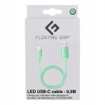 FLOATING GRIP 0,5M LED USB-C-kaapeli (vihreä) FLOATING GRIP 0,5M LED USB-C-kaapeli (vihreä)