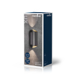 Nordlux Nico Round 22 seinävalaisin Musta