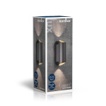 Nordlux Nico Round 22 seinävalaisin Musta