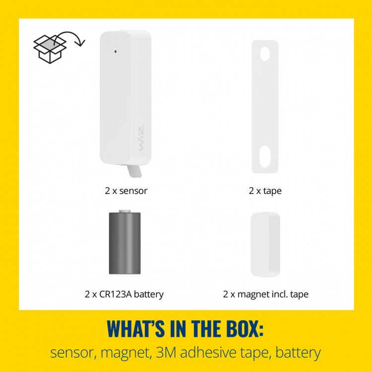WiZ WiFi Smart Kontaktsensor 2-pack
