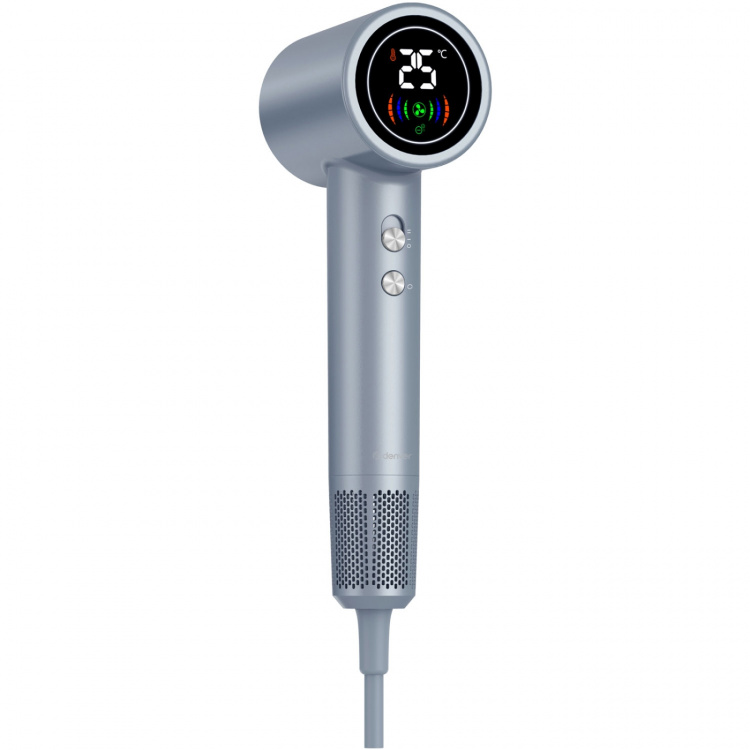 Denver Hairdryer with LED display Silver Denver Hairdryer with LED display Silver