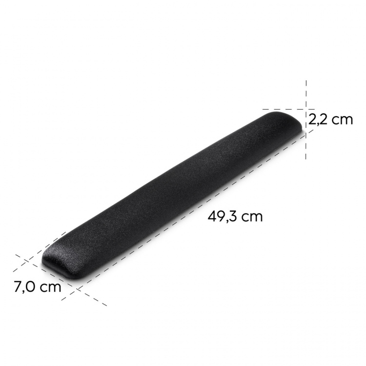 Hama Näppäimistön Rannetuki Ergo Musta