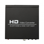 North SCART+HDMI - HDMI HD Muunnin ja Switch Musta