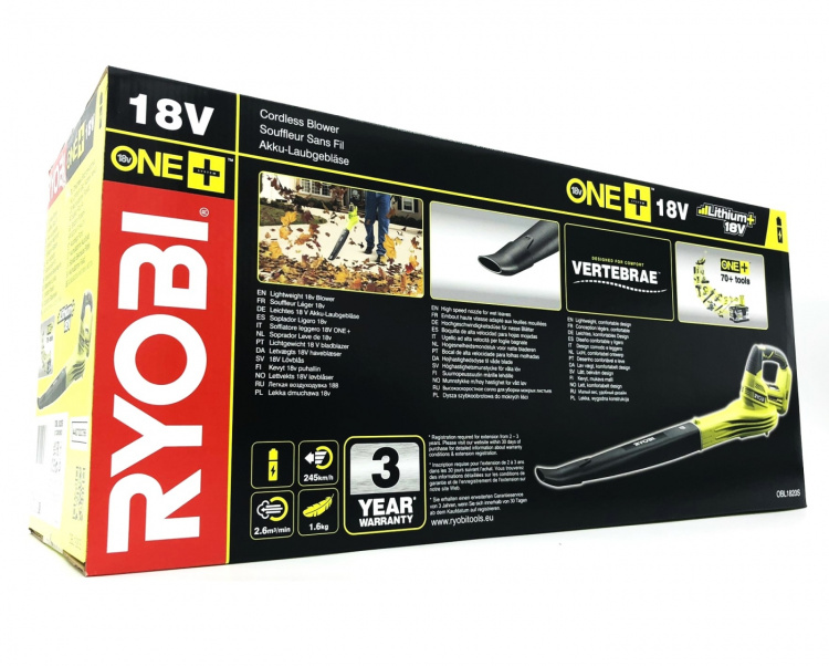 Ryobi One+ OBL1820S Leaf Blower Electric No battery