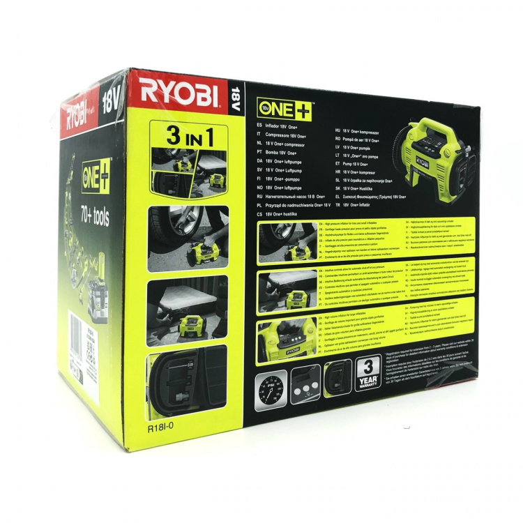 Ryobi One+ R18I-0 Air Compressor no battery