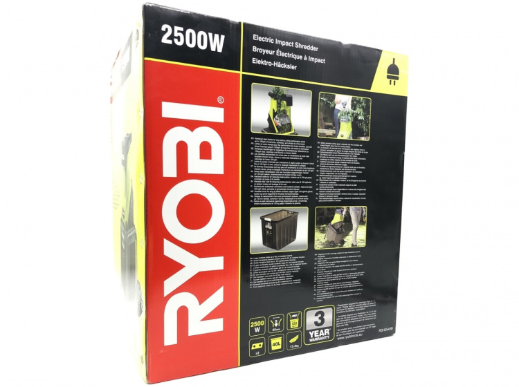 Ryobi RSH2545B compost shredder electric