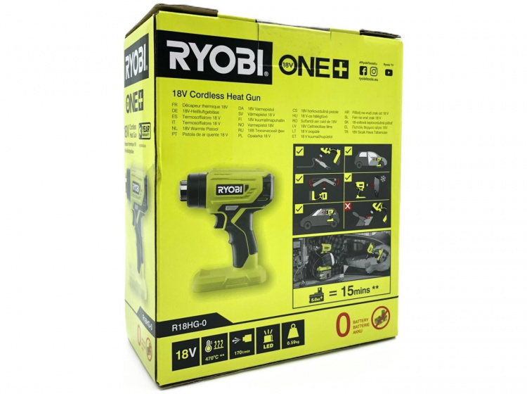 Ryobi One+ R18HG-0 Heat Gun Without Battery