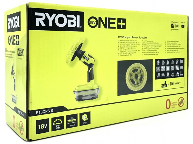 Ryobi ONE+ R18CPS-0 18V cleaning brush without battery