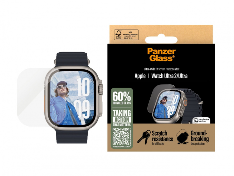 PanzerGlass Screen protector for Smartwatch, Transparent, Tempered glass PanzerGlass Screen protector for Smartwatch, Transparent, Tempered glass