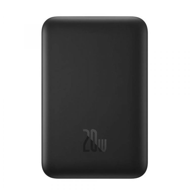 Baseus 10000 mAh Powerbank langattomalla latauksella 20W Musta Baseus 10000 mAh Powerbank langattomalla latauksella 20W Musta