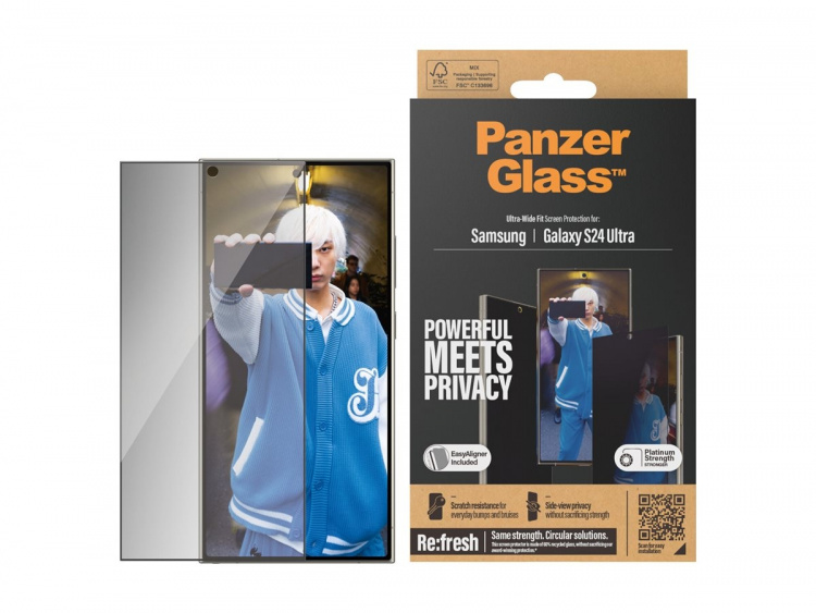 PanzerGlass Screen Protector Samsung Galaxy S24 Ultra, Transparent PanzerGlass Screen Protector Samsung Galaxy S24 Ultra, Transparent